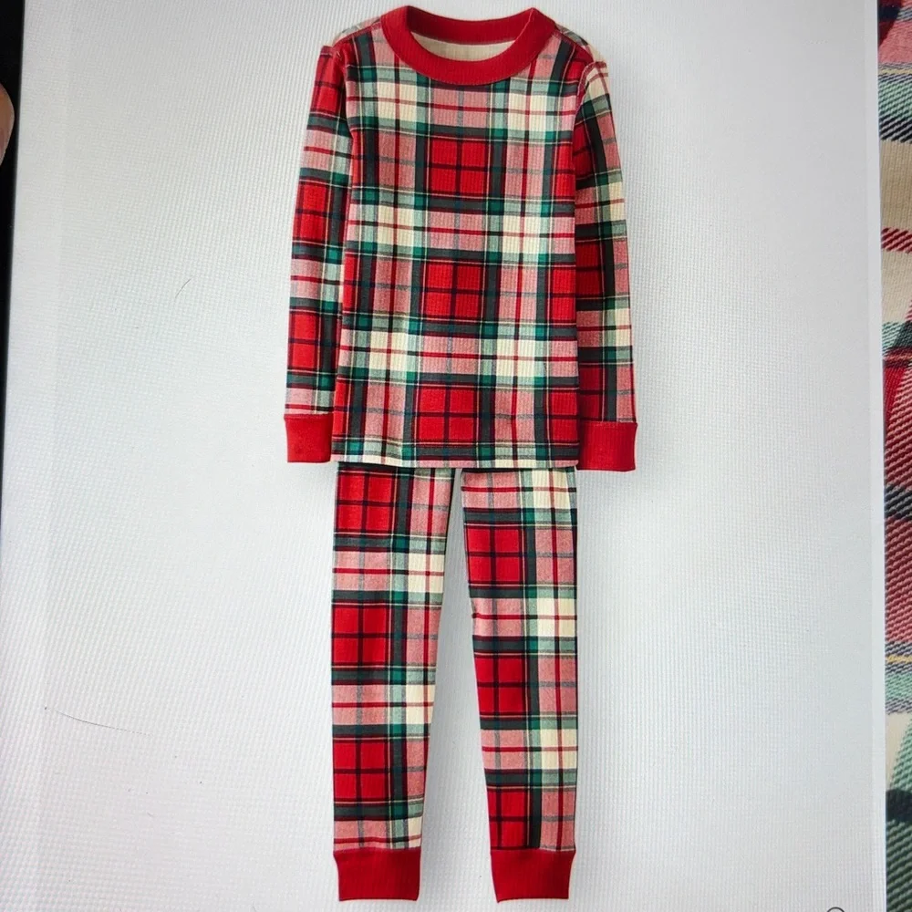 Hanna Andersson Plaid Pajama Set, 10